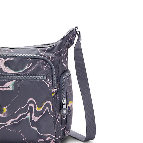 Torba Crossbody Kipling Gabbie Printed Szare | PL 2055VR